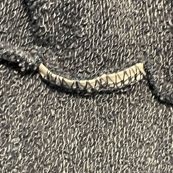 RVCA Logo Graphic Print Hoodie Sweatshirt Blue Fleece S - Picture 8 of 8